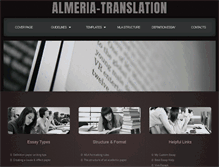 Tablet Screenshot of almeria-translation.com